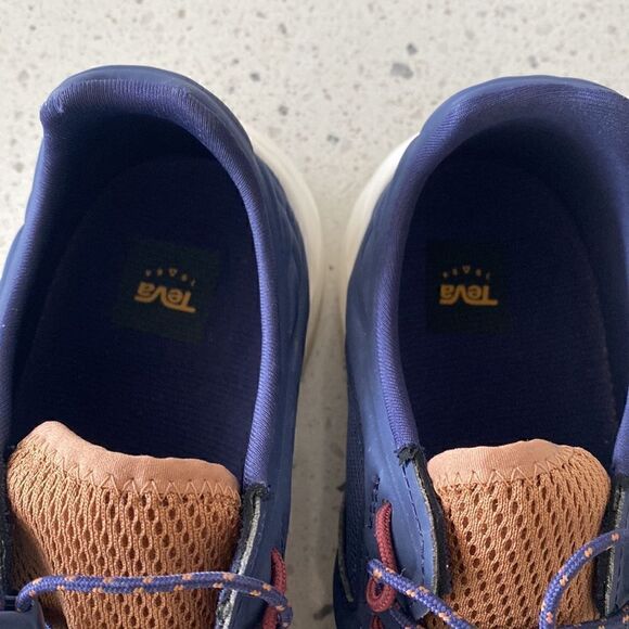 TEVA Pecan Terra-Float Churn Tan/Blue Performance Water Shoes Men’s Size 8 New - Picture 8 of 12